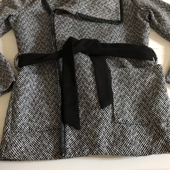 Fresh New York Women’s Wool Blend Belted Coat M - Picture 10 of 12